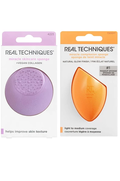 REAL TECHNİQUES SPONGE PLUS CİLT BAKIM SÜNGERİ