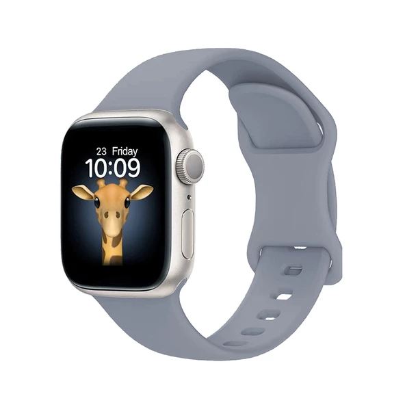 Apple Watch 7 41mm Zore KRD-131 Silikon Kordon Strap Kayış