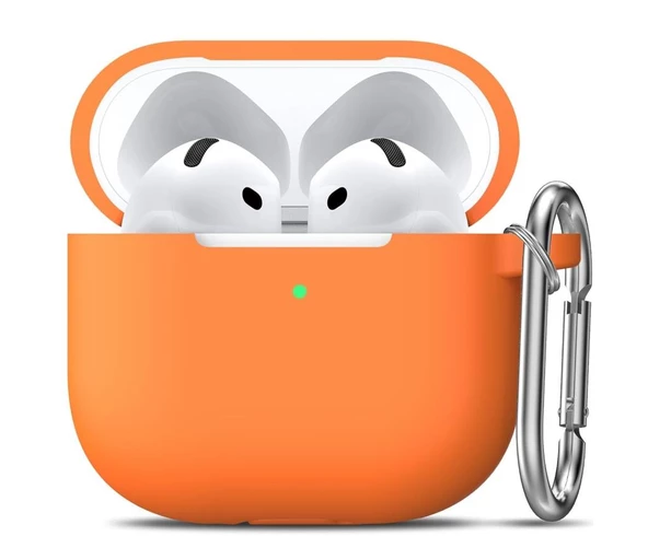 Apple Airpods 4. Nesil ile uyumlu Kılıf Standart Yumuşak Silikon Case - 6