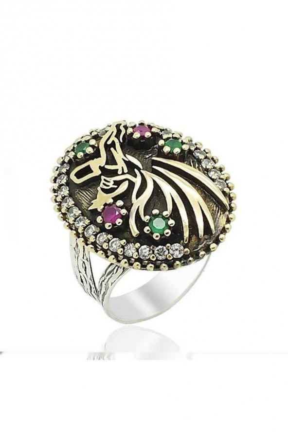 Semqzen Serisi Gümüş Otantik Kadın Üçlü  Set Takı - Resim 8