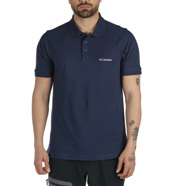 Columbia M Cascade Range Solid Erkek Polo Tişört CS0214-466 ürün görseli 1
