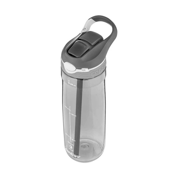 Contigo Ashland Tren Tek El Bas İç Kapaklı Su Matarası 720ml 2191378 - Füme - 5