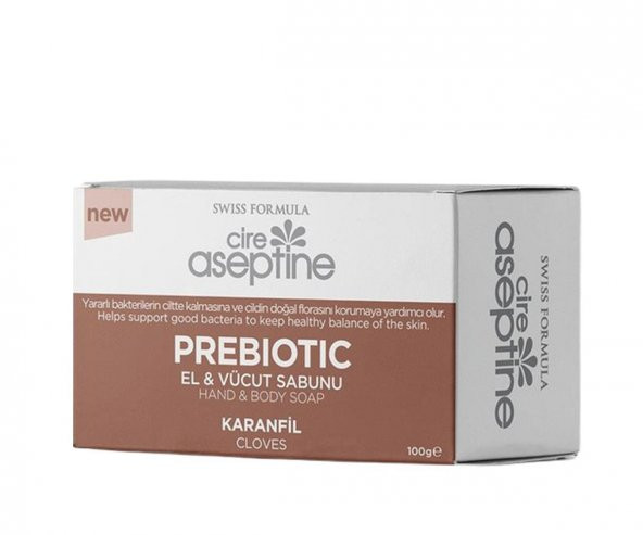 Cire Aseptine Prebiotic El ve Vücut Sabunu 100 Gr- Karanfil