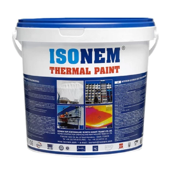 İsonem Thermal Paint Isı Yalıtım Boyası 10 Lt Beyaz