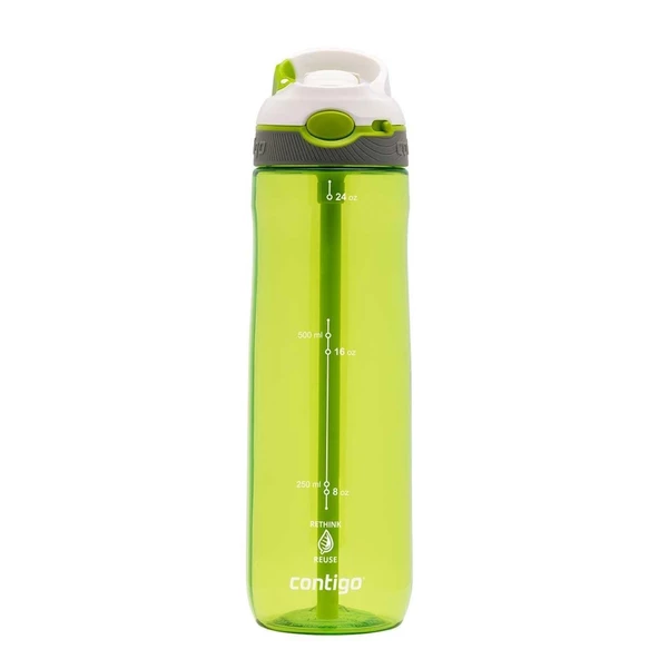 Contigo Ashland Tren Tek El Bas İç Kapaklı Su Matarası 720ml 2191380 - Yeşil