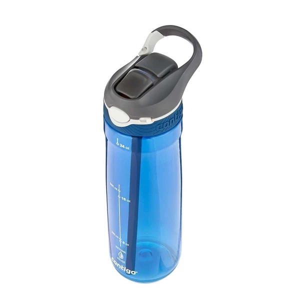 Contigo Ashland Tren Tek El Bas İç Kapaklı Su Matarası 720ml 2191379 - Mavi - 5