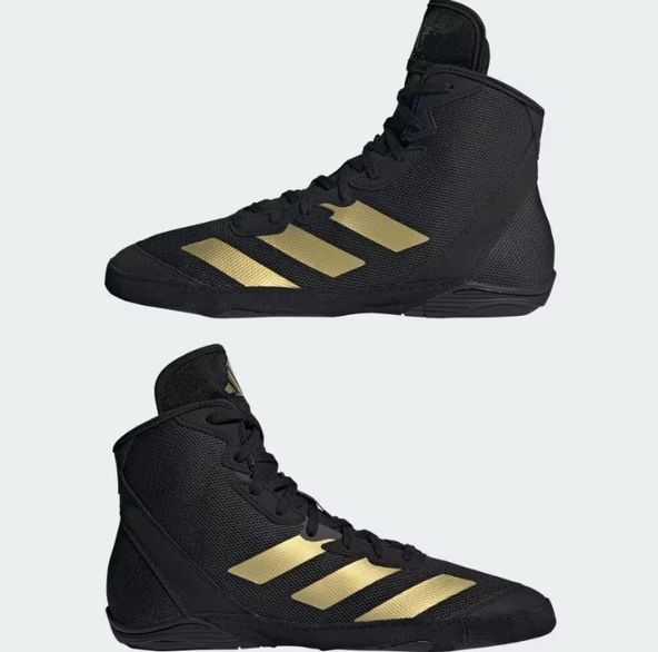 Adidas AdiZero Güreş Ayakkabısı Siyah-Gold - 3