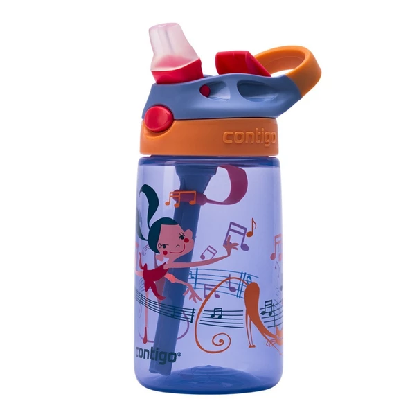 Contigo Gizmo Flip Danscı Kız Tritan Çocuk Suluğu 420ML - Mor - 5