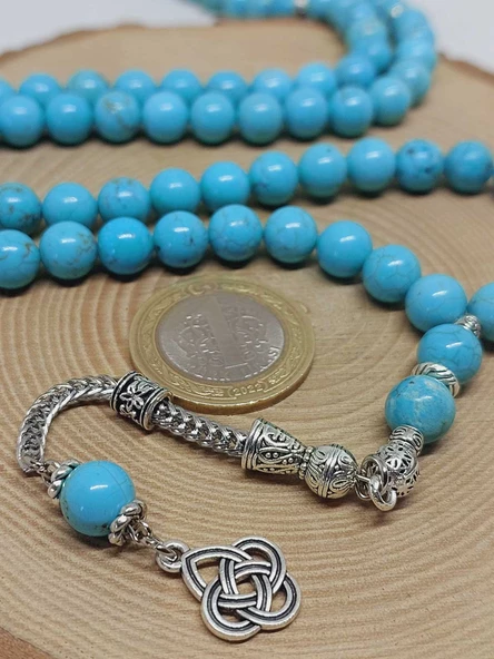 Turkuaz Taşı 99luk Tesbih 8mm (4674) - Resim 3