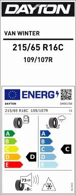 215/65R16C 109/107R DAYTON VAN WINTER - 4