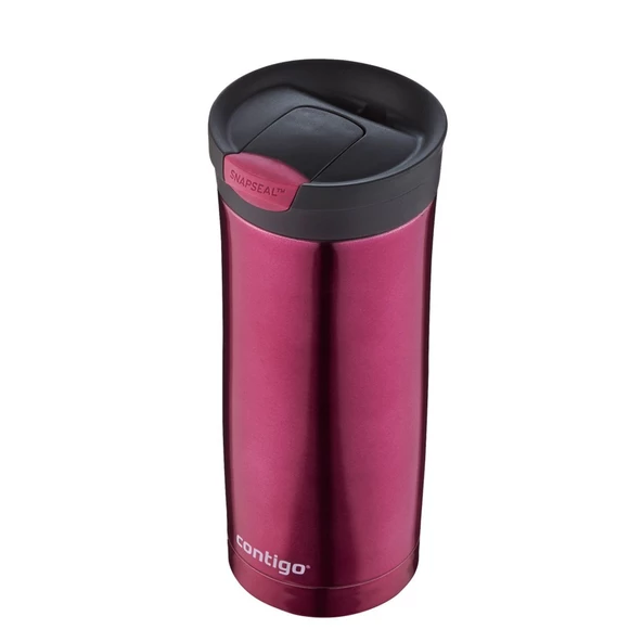 Contigo Huron Pro Snapseal Termos Bardak 470ML - Pembe - Resim 4