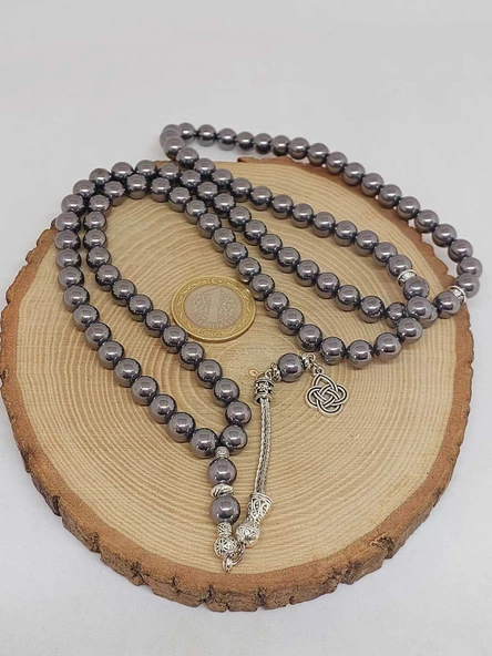 Terahertz Taşı 99luk Tesbih 8mm (3892) - Resim 6