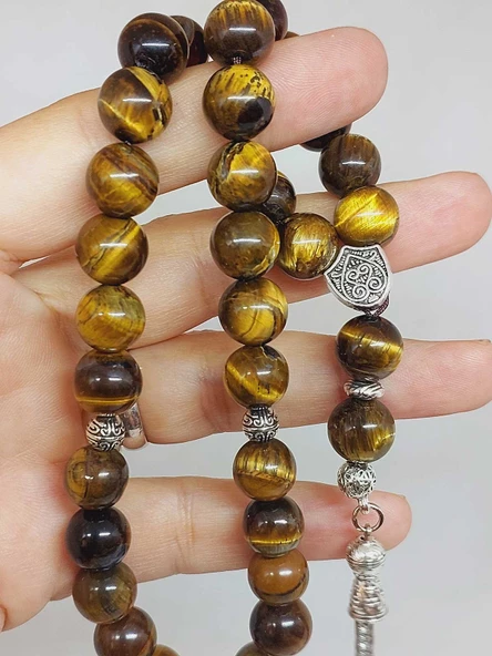 Kaplangözü Taşı 33lük Tesbih 10mm (8936) - Resim 2