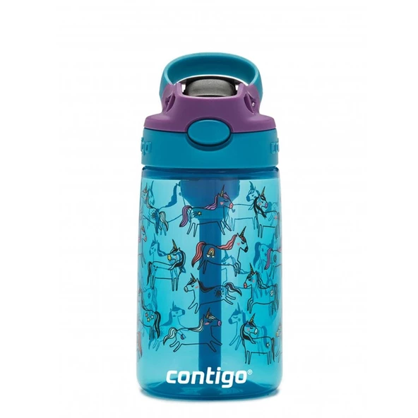 Contigo Gizmo Flip Pro Unicorn Tritan Çocuk Suluğu 420ML - Mavi