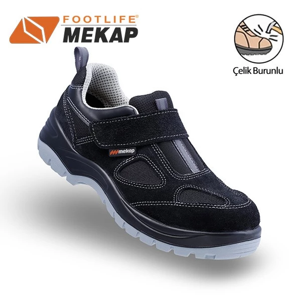 Mekap Jupiter 157-03 Siyah İş Ayakkabısı