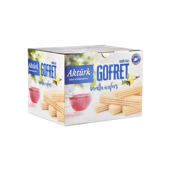Aktürk Gofret Vanilyalı 800 gr x 2 Kutu - 2