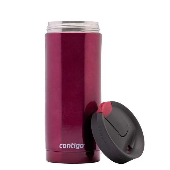 Contigo Huron Pro Snapseal Termos Bardak 470ML - Pembe - Resim 3