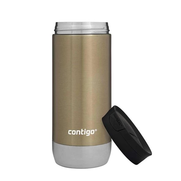 Contigo Huron Pro Snapseal Termos Bardak 470ML - Latte - 6