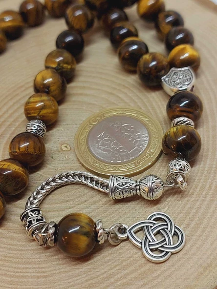 Kaplangözü Taşı 33lük Tesbih 10mm (8936) - Resim 3