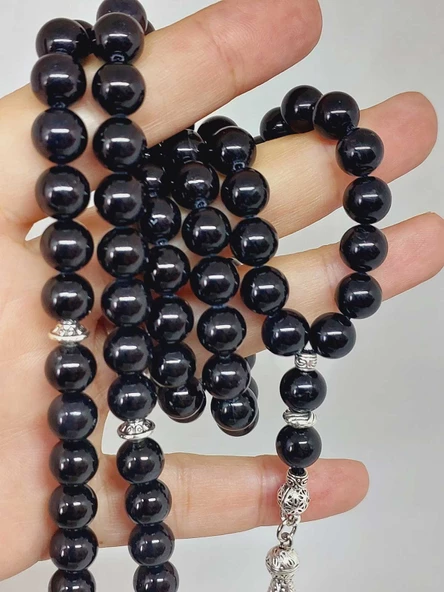 Turmalin Taşı 99luk Tesbih 8mm (2913) - 2