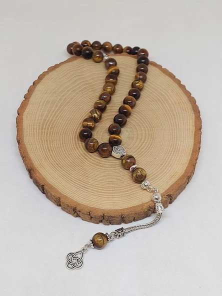 Kaplangözü Taşı 33lük Tesbih 10mm (8936) - Resim 4