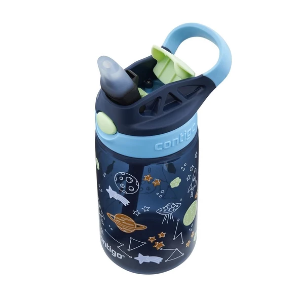 Contigo Gizmo Flip Pro Uzay Tritan Çocuk Suluğu 420ML - Lacivert - 4
