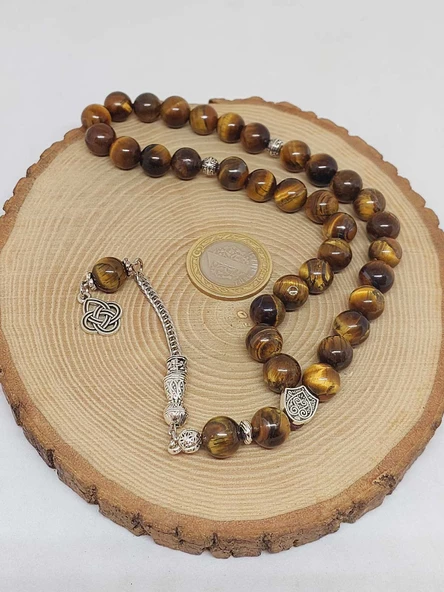 Kaplangözü Taşı 33lük Tesbih 10mm (8936) - Resim 6