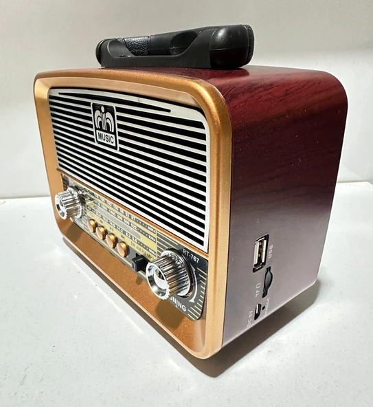 Everton RT-767 Orta Boy Solar Güneş Enerjili Bluetooth/USB/Sd kart/ Radyo mp3 Player Müzik Kutusu - 4