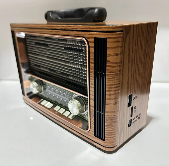 Everton RT-556 Nostalji Bluetooth/USB/Sd kart/ Radyo mp3 Player Müzik Kutusu