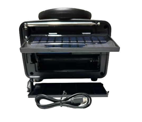 Everton RT-768 Ledli Orta Boy Solar Güneş Enerjili Bluetooth/USB/Sd kart/ Radyo mp3 Player Müzik Kutusu - 3