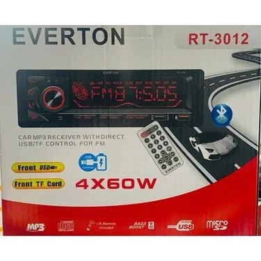 Everton RT-3012 ÇİFT USB'li USB-SD-FM-AUX- Bluetooth Oto Teyp 4x60 Watt