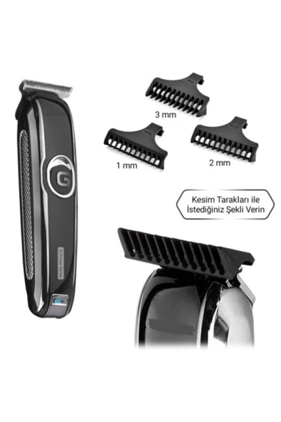 IPONE IP-1011 Profesyonel Şarjlı Saç Sakal Traş Makinası - 3