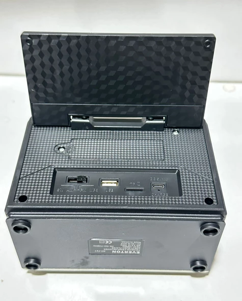 Everton RT-741 Orta Boy Solar Güneş Enerjili Bluetooth/USB/Sd kart/ Radyo mp3 Player Müzik Kutusu - 3