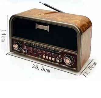Everton RT-715 Bluetooth, Usb/Sd/Fm 3 Band Radyo Nostalji Müzik Kutusu Büyük Boy - 2