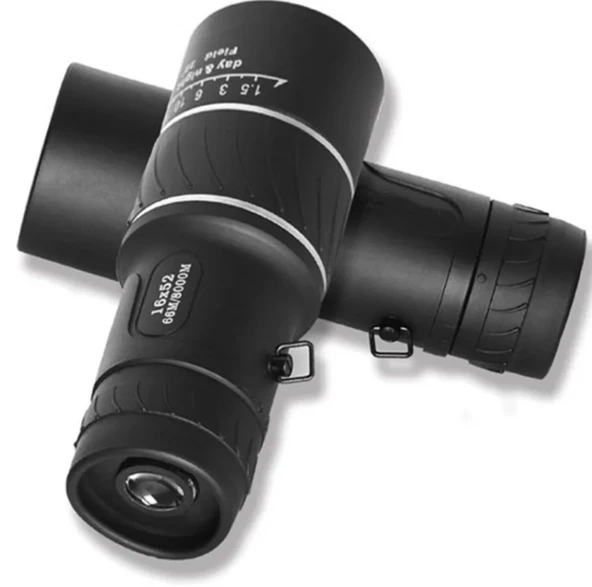 16X52 Tek Gözlü Dürbün 66M/8000M Kılıflı - 4
