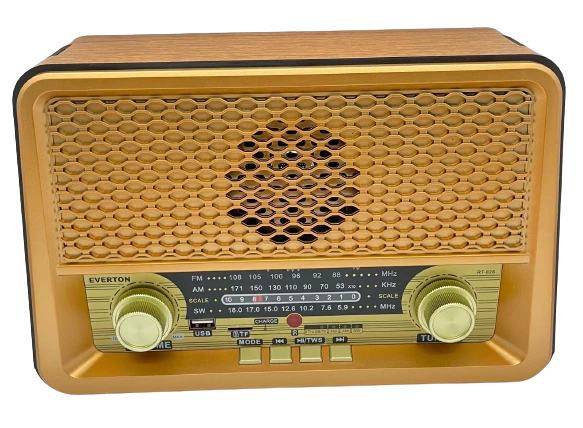 Everton RT-826 Bluetooth-USB-SD-FM Kumandalı Nostaljik Radyo Müzik Kutusu - Resim 2