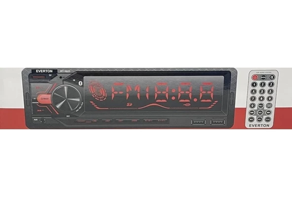 Everton RT-3023 ÇİFT USB'li USB-SD-FM-AUX- Bluetooth Oto Teyp 4x60 Watt