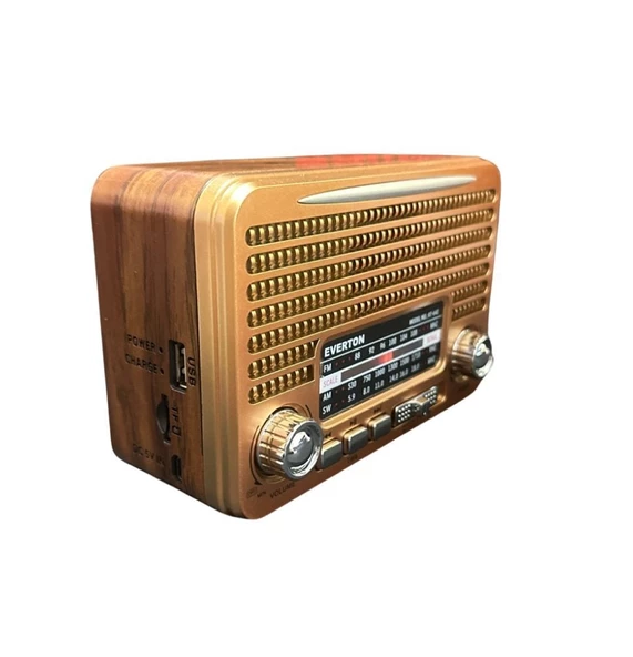 Everton RT-642 Orta Boy Solar Güneş Enerjili Bluetooth, Nostalji , FM/AM/SW 3 Band Radyo ,usb, sd mp3 player - 2