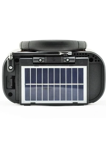 RT-877 Orta Boy Solar Güneş Enerjili Bluetooth, Nostalji ,Band Radyo ,usb, sd mp3 player - 3