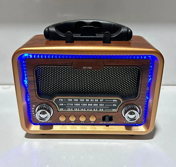 Everton RT-758 Ledli Bluetooth/USB/Sd kart/ Radyo mp3 Player Müzik Kutusu