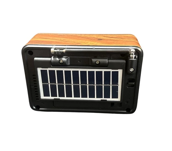 Everton RT-642 Orta Boy Solar Güneş Enerjili Bluetooth, Nostalji , FM/AM/SW 3 Band Radyo ,usb, sd mp3 player - 3