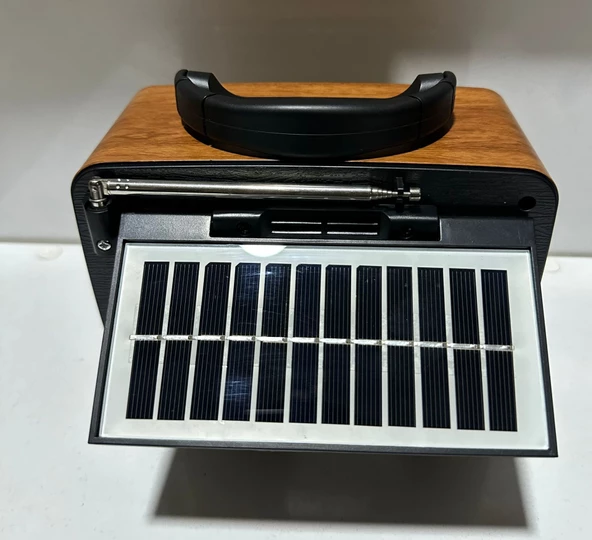 Everton RT-674 Orta Boy Solar Güneş Enerjili Bluetooth/USB/Sd kart/ Radyo mp3 Player Müzik Kutusu - 3