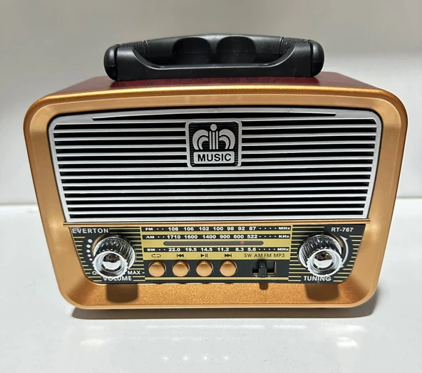 Everton RT-767 Orta Boy Solar Güneş Enerjili Bluetooth/USB/Sd kart/ Radyo mp3 Player Müzik Kutusu - 2