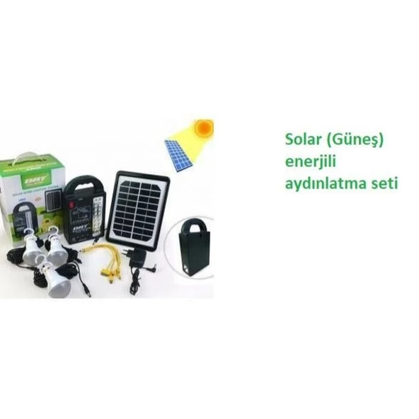 DAT AT-999 Güneş Enerjili Solar Panel Aydınlatma Sistemi