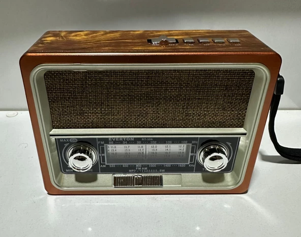Everton RT-359 Orta Boy Solar Güneş Enerjili Fenerli Bluetooth/USB/Sd kart/ Radyo mp3 Player Müzik Kutusu - 4