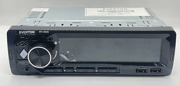 Everton RT-3026 ÇİFT USB'li USB-SD-FM-AUX- Bluetooth Oto Teyp 4x60 Watt - 2