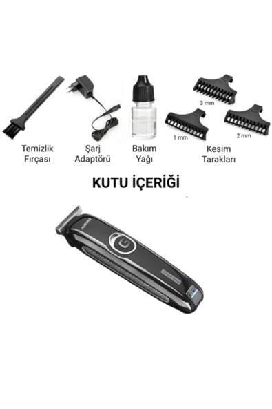 IPONE IP-1011 Profesyonel Şarjlı Saç Sakal Traş Makinası - 2