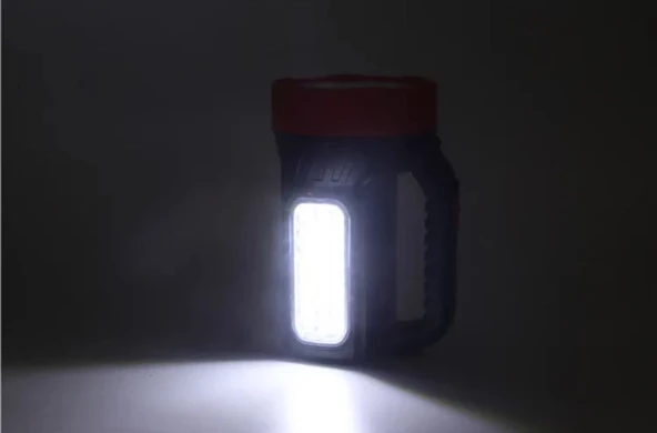 PS-2227B Uzun Menzilli 5w+24SMD Şarjlı El Feneri Projektör - 4