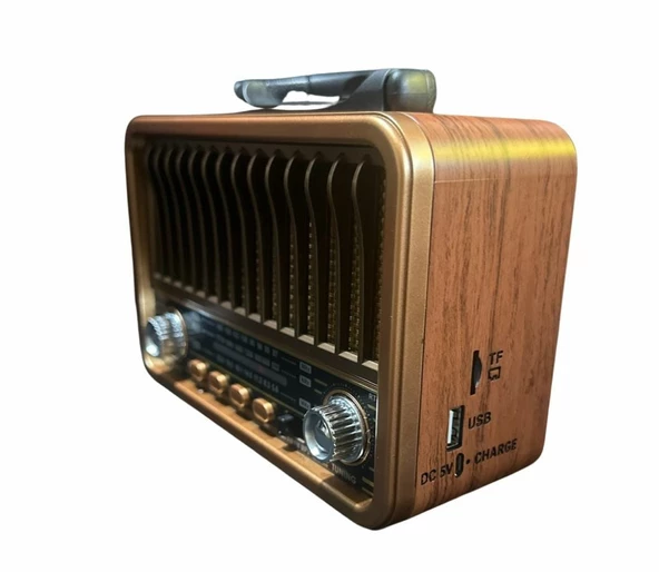 Everton RT-834 Orta Solar Güneş Enerjili Bluetooth, Nostalji , FM/AM/SW 3 Band Radyo ,usb, sd  mp3 player - 2