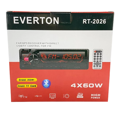 Everton RT-2026 USB-SD-FM-AUX- Bluetooth Oto Teyp 4x60 Watt - 4